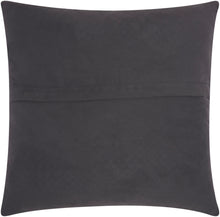 Load image into Gallery viewer, Mina Victory Couture Natural Hide Woven Leather Grey Throw Pillow PD280 20&quot;X20&quot;
