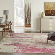 Load image into Gallery viewer, Nourison Celestial 8&#39; x 11&#39; Area Rug CES02 Ivory/Pink
