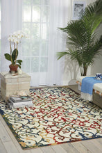 Load image into Gallery viewer, Nourison Home &amp; Garden RS093 Multicolor 8&#39;x11&#39; Rug RS093 Multicolor
