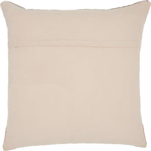Load image into Gallery viewer, Mina Victory Natural Leather Hide Gradiation Rose Throw Pillow S2433 20&quot; x 20&quot;
