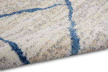 Load image into Gallery viewer, Calvin Klein River Flow 7&#39; Runner Ivory Blue Area Rug RFV05 Ivory Blue
