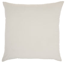Load image into Gallery viewer, Mina Victory Life Styles Distress Criss Cross Ivory Throw Pillow ET347 24&quot; X 24&quot;
