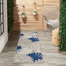 Load image into Gallery viewer, Nourison Aloha 2&#39;x6&#39; Ivory Navy Area Rug ALH05 Ivory/Navy
