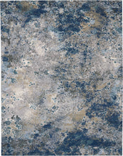 Load image into Gallery viewer, Nourison Artworks ATW02 Blue and Grey 10&#39;x13&#39; Rug ATW02 Blue/Grey
