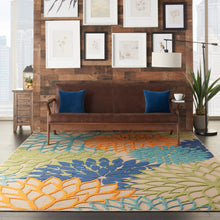 Load image into Gallery viewer, Nourison Aloha ALH05 Multicolor 8&#39;x11&#39; Oversized Indoor-outdoor Rug ALH05 Multicolor
