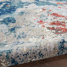 Load image into Gallery viewer, Nourison Artworks ATW01 Blue and Red 10&#39;x13&#39; Rug ATW01 Navy/Brick
