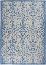 Load image into Gallery viewer, Nourison Country Side 6&#39; x 9&#39; Area Rug CTR04 Ivory Blue
