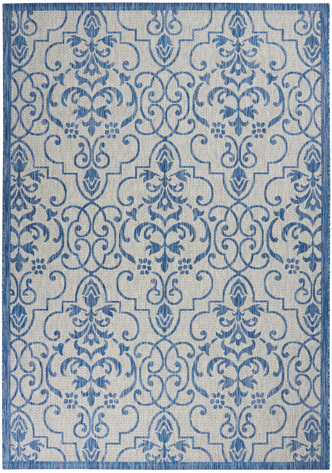 Nourison Country Side 6' x 9' Area Rug CTR04 Ivory Blue