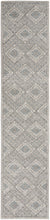 Load image into Gallery viewer, Nourison Concerto 10&#39; Runner Area Rug CNC16 Grey/Ivory/Blue
