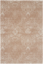 Load image into Gallery viewer, Nourison Damask 6&#39; x 9&#39; Area Rug DAS06 Beige Ivory
