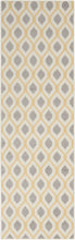 Load image into Gallery viewer, Nourison Grafix GRF22 Grey and White 8&#39; Runner Hallway Rug GRF22 White
