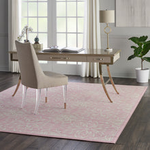 Load image into Gallery viewer, Nourison Jubilant 7&#39;x10&#39; Pink Area Rug JUB06 Ivory/Pink
