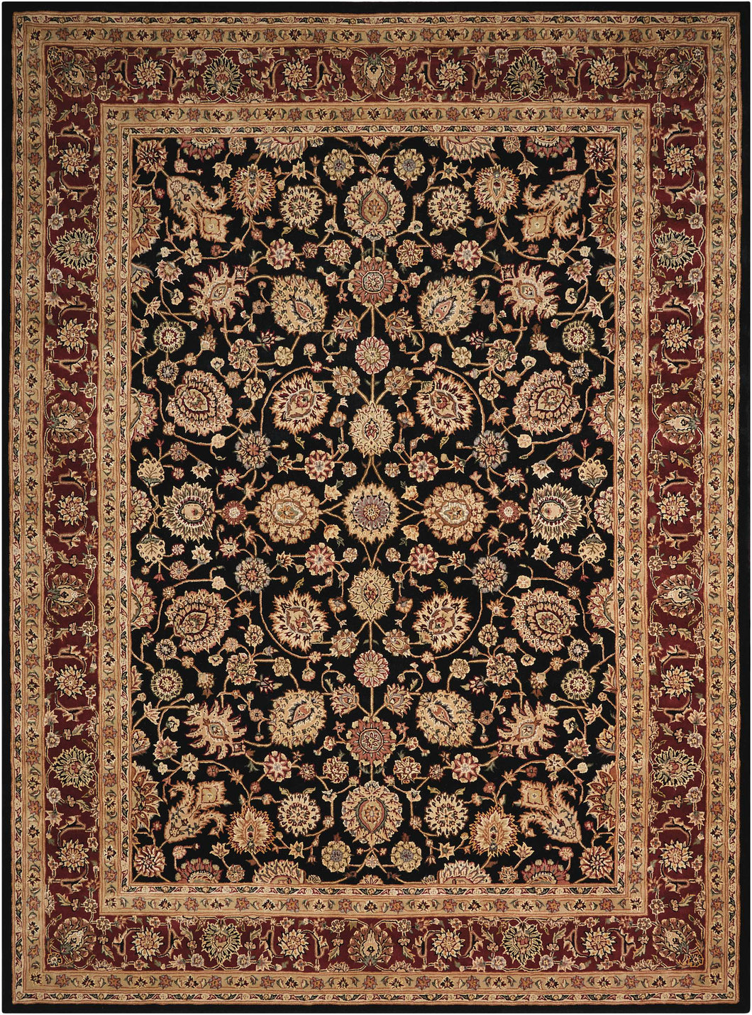 Nourison 2000 2017 Black 9'x12' Area Rug 2017 Black