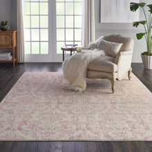 Load image into Gallery viewer, Nourison Jubilant 7&#39;x10&#39; White and Pink Area Rug JUB09 Ivory/Pink
