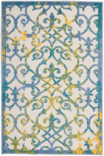 Load image into Gallery viewer, Nourison Aloha 3&#39; x 4&#39; Area Rug ALH21 Ivory Blue
