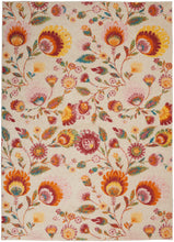 Load image into Gallery viewer, Nourison Allur 4&#39; x 6&#39; Ivory Multicolor Area Rug ALR08 Ivory Multicolor
