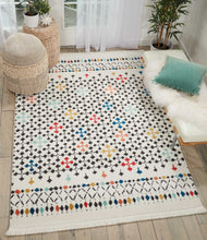 Load image into Gallery viewer, Nourison Kamala DS504 White Multicolor 5&#39;x7&#39; Area Rug DS504 White
