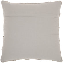 Load image into Gallery viewer, Kathy Ireland Pillow Pin Tuck Grey Throw Pillow AA242 - Throw 18&quot;X18&quot;
