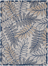 Load image into Gallery viewer, Nourison Aloha 9&#39; x 12&#39; Area Rug ALH18 Ivory/Navy
