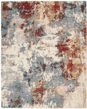 Load image into Gallery viewer, Nourison Artworks ATW01 Grey and Red 9&#39;x12&#39; Oversized Abstract Area Rug ATW01 Slate Multi
