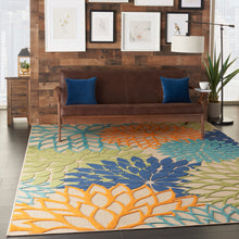 Load image into Gallery viewer, Nourison Aloha ALH05 Multicolor 8&#39;x11&#39; Oversized Indoor-outdoor Rug ALH05 Multicolor
