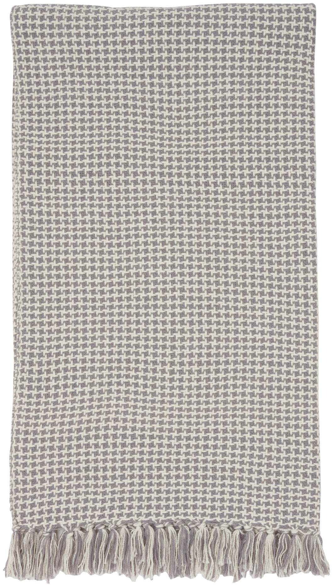 Mina Victory Cotton Grey Throw Blanket SH470 50