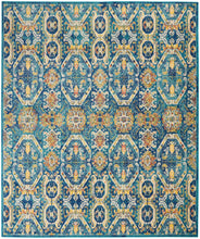 Load image into Gallery viewer, Nourison Allur 9&#39; x 12&#39; Blue Multicolor Area Rug ALR05 Blue Multicolor
