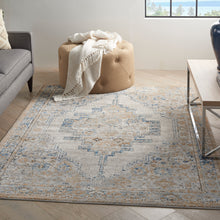 Load image into Gallery viewer, Nourison Concerto 5&#39; x 7&#39; Area Rug CNC09 Grey/Light Blue
