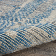Load image into Gallery viewer, Nourison Ellora ELL01 Blue and Grey 8&#39;x10&#39; Large Handmade Rug ELL01 Blue
