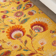 Load image into Gallery viewer, Nourison Allur 4&#39; x 6&#39; Yellow Multicolor Area Rug ALR08 Yellow Multicolor
