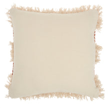 Load image into Gallery viewer, Mina Victory Life Styles Diamond Stripe Texture Clay Throw Pillow DL033 18&quot;X18&quot;
