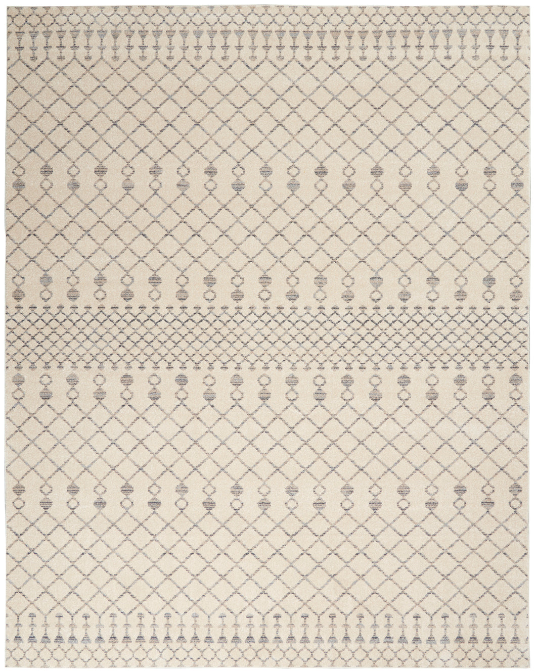 Nourison 9'x12' Area Rug PMR03 Beige/Grey