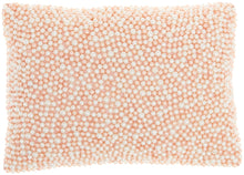 Load image into Gallery viewer, Mina Victory Luminescence Fully Beaded Pearls Blush Throw Pillow Z2001 10&quot; X 14&quot;
