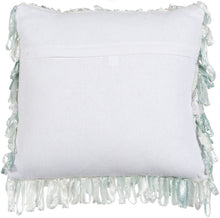 Load image into Gallery viewer, Mina Victory Life Styles Ribbon Loops Seafoam Throw Pillow DC256 20&quot;X20&quot;
