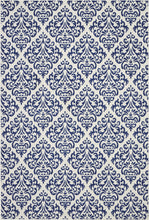 Load image into Gallery viewer, Nourison Grafix GRF06 Navy Blue and White 6&#39;x9&#39; Area Rug GRF06 White/Blue
