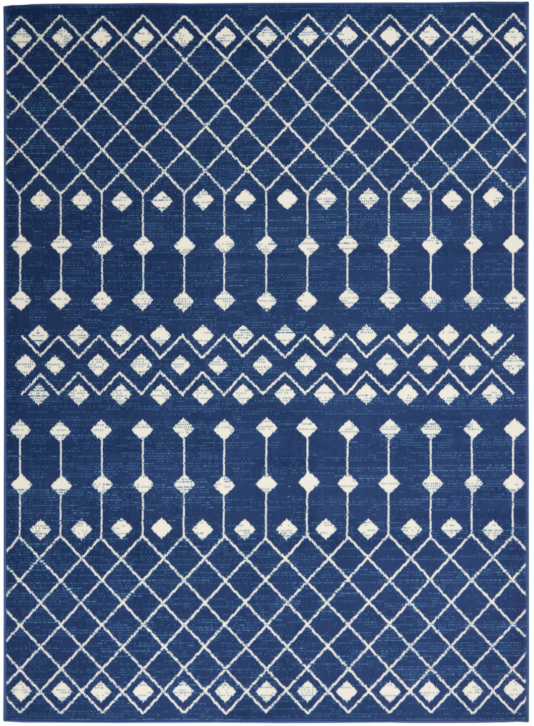 Nourison Grafix 6'x9' Navy Area Rug GRF37 Navy