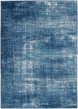 Load image into Gallery viewer, Calvin Klein River Flow 8&#39;x10&#39; Teal Ivory Blue Area Rug RFV02 Teal/Ivory Blue
