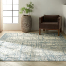 Load image into Gallery viewer, Calvin Klein Ck950 Rush 8&#39; x 10&#39; Area Rug CK950 Ivory Blue
