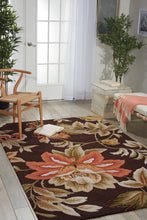 Load image into Gallery viewer, Nourison Fantasy 2&#39;x4&#39; Brown Area Rug FA11 Chocolate
