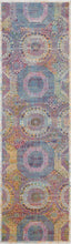 Load image into Gallery viewer, Nourison Ankara Global ANR05 Multicolor 8&#39; Runner Low-pile Hallway Rug ANR05 Multicolor
