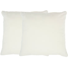Load image into Gallery viewer, Nourison Life Styles Solid Velvet Taupe 2 Pack Pillow Covers SS999 16&quot; x 16&quot;
