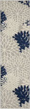Load image into Gallery viewer, Nourison Aloha 2&#39;x8&#39; Ivory Navy Area Rug ALH05 Ivory/Navy
