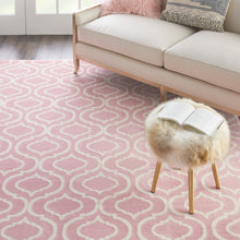 Load image into Gallery viewer, Nourison Jubilant JUB19 Pink 8&#39;x10&#39; Large Low-pile Rug JUB19 Pink
