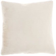 Load image into Gallery viewer, Mina Victory Faux Fur 2 Sided Faux Fur Beige Throw Pillow AP100 20&quot;X20&quot;
