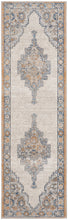 Load image into Gallery viewer, Nourison Concerto 8&#39; Runner Area Rug CNC09 Grey/Light Blue
