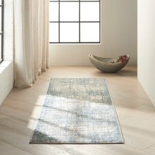 Load image into Gallery viewer, Calvin Klein Ck950 Rush 7&#39; Runner Area Rug CK950 Ivory Blue

