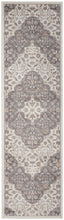 Load image into Gallery viewer, Nourison Elation 8&#39; Runner Area Rug ETN08 Ivory Grey
