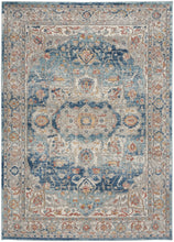 Load image into Gallery viewer, Nourison Concerto 5&#39; x 7&#39; Area Rug CNC11 Ivory Blue

