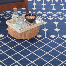 Load image into Gallery viewer, Nourison Grafix 5&#39;x7&#39; Navy Area Rug GRF37 Navy
