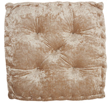 Load image into Gallery viewer, Mina Victory Life Styles Booster Seat Cushion Beige Floor Pillow L0225 24&quot; x 24&quot; x 4&quot;
